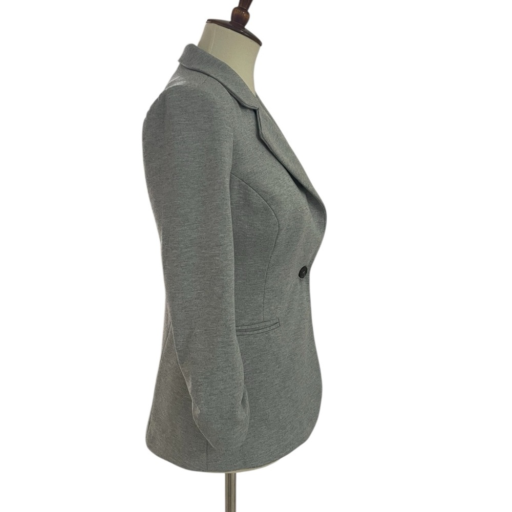 41 Hawthorn Gray Knit Blazer with Ruched Sleeves‎ Size Small - Picture 6 of 12
